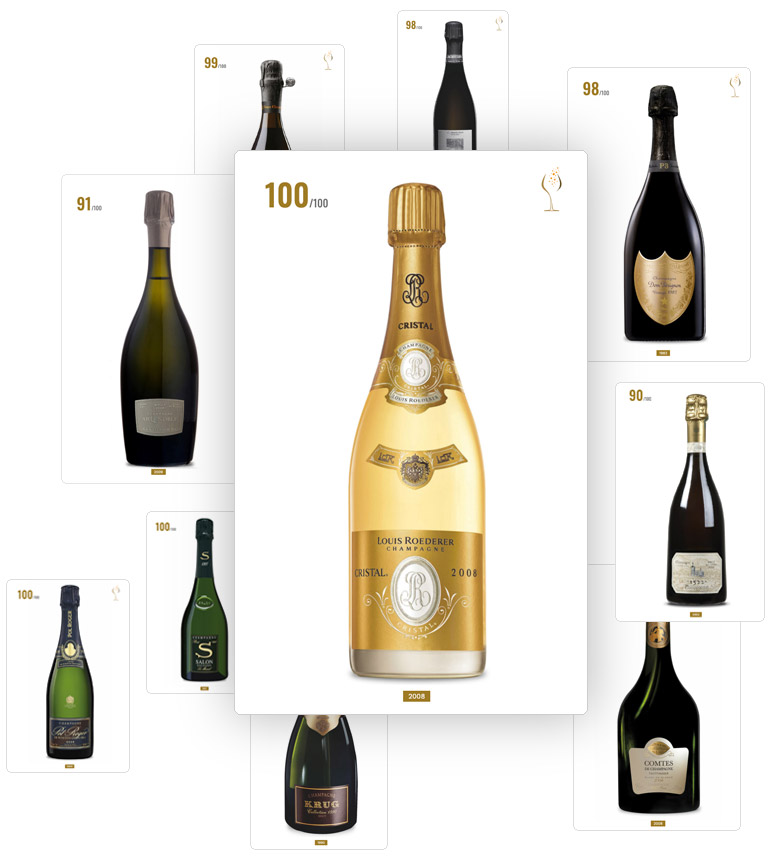 Bottiglie di Champagne Guida Grandi Champagne